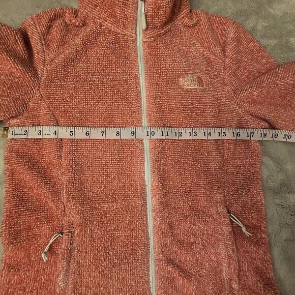 THE NORTH FACE Women's Osito 2 Jacket Vintage White/Spiced Coral Stripe, Small - Picture 8 of 9